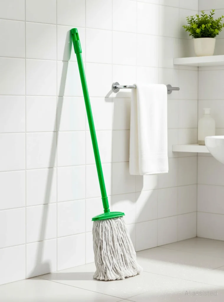 Raksha Klens T Mop 6 inch Premium Wet & Dry Mop (Green)