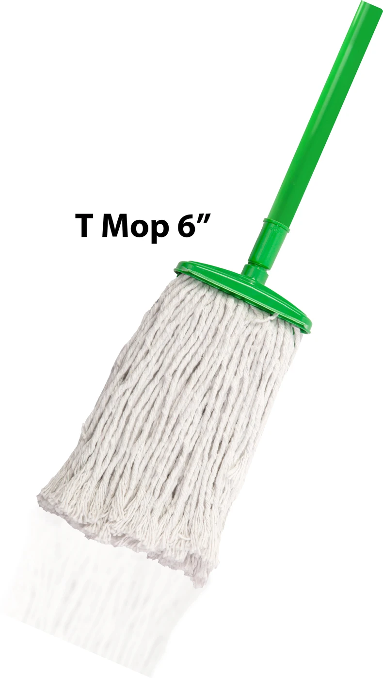 Raksha Klens T Mop 6 inch Premium Wet & Dry Mop (Green) - Image 2